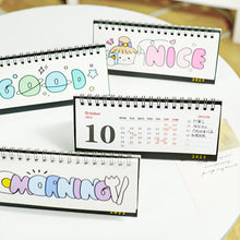 Load image into Gallery viewer, 2023 Cartoon Simple Calendar Daily Organizer Desktop Schedule Monthly Planner Yearly Agenda for Home Decor Office Table School Supplies Decoration Stationery
