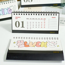 Load image into Gallery viewer, 2023 Cartoon Simple Calendar Daily Organizer Desktop Schedule Monthly Planner Yearly Agenda for Home Decor Office Table School Supplies Decoration Stationery
