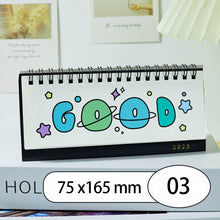 Load image into Gallery viewer, 2023 Cartoon Simple Calendar Daily Organizer Desktop Schedule Monthly Planner Yearly Agenda for Home Decor Office Table School Supplies Decoration Stationery
