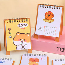 Load image into Gallery viewer, 2023 Cartoon Simple Calendar Daily Organizer Desktop Schedule Monthly Planner Yearly Agenda for Home Decor Office Table School Supplies Decoration Stationery
