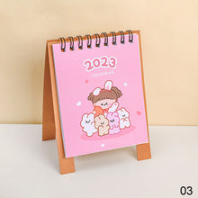 Load image into Gallery viewer, 2023 Cartoon Simple Calendar Daily Organizer Desktop Schedule Monthly Planner Yearly Agenda for Home Decor Office Table School Supplies Decoration Stationery
