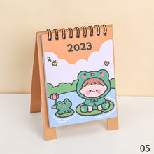 Load image into Gallery viewer, 2023 Cartoon Simple Calendar Daily Organizer Desktop Schedule Monthly Planner Yearly Agenda for Home Decor Office Table School Supplies Decoration Stationery
