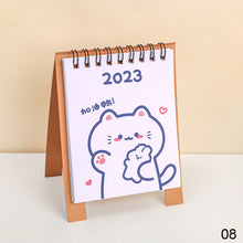 Load image into Gallery viewer, 2023 Cartoon Simple Calendar Daily Organizer Desktop Schedule Monthly Planner Yearly Agenda for Home Decor Office Table School Supplies Decoration Stationery
