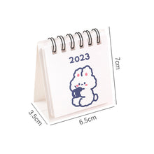 Load image into Gallery viewer, 2023 Simple Calendar Daily Organizer Desktop Schedule Monthly Planner Yearly Agenda for Home Decor Office Table School Supplies Decoration Stationery
