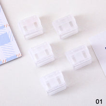 Load image into Gallery viewer, 5/6Pcs Candy Color Push Paper Clip Multi Functional Corner Clip Test Paper Folder Classification Folder Student Stationery
