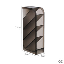Load image into Gallery viewer, Transparent Oblique Insert Pen Holder Student Desk Pen Bucket Makeup Pencil Storage Box Desktop Stationery Organizer Storage Bin
