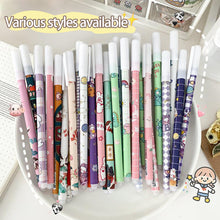 Load image into Gallery viewer, 0.5mm Cute Cartoon Design Erasable Pen Students Blue Black Gel Pens Kids Learning Stationery Office Supplies
