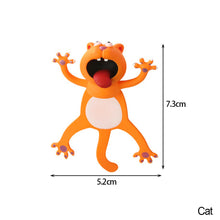 Load image into Gallery viewer, 3D Stereo Bookmark Wacky Bookmark for More Fun Reading 3D Stereo Cartoon Lovely Animal Bookmark Wacky Bookmark Office School Supplies
