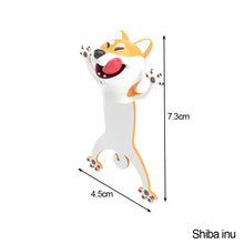 Load image into Gallery viewer, 3D Stereo Bookmark Wacky Bookmark for More Fun Reading 3D Stereo Cartoon Lovely Animal Bookmark Wacky Bookmark Office School Supplies
