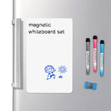 Load image into Gallery viewer, A4/A3 Magnetic Dry Erase Board Fridge Markers WhiteBoard Sheet,Home Kitchen Erasable Flexible Refrigerator Magnet Memo Grocery List
