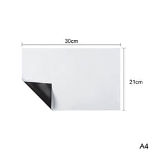 Load image into Gallery viewer, A4/A3 Magnetic Dry Erase Board Fridge Markers WhiteBoard Sheet,Home Kitchen Erasable Flexible Refrigerator Magnet Memo Grocery List
