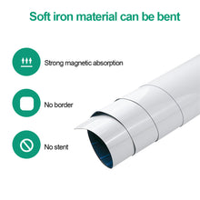 Load image into Gallery viewer, Magnetic Absorption Soft Whiteboard Adhesive Soft Iron Children Blackboard Graffiti Drawing Office School Training White Board Wall Paste Production
