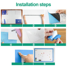 Load image into Gallery viewer, Magnetic Absorption Soft Whiteboard Adhesive Soft Iron Children Blackboard Graffiti Drawing Office School Training White Board Wall Paste Production
