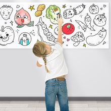 Load image into Gallery viewer, 30x300cm Long Picture Scroll Children Graffiti Scroll Kindergarten Baby Canvas Not Dirty Wall Can Be Pasted Wall Painting Paper
