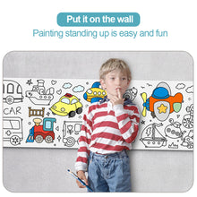 Load image into Gallery viewer, 30x300cm Long Picture Scroll Children Graffiti Scroll Kindergarten Baby Canvas Not Dirty Wall Can Be Pasted Wall Painting Paper
