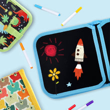 Load image into Gallery viewer, Baby Toys Set Painting Drawing Toys Black Board with Magic Pen Chalk Painting Coloring Book Funny Toy Kid Painting Blackboard
