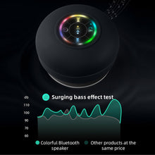 Load image into Gallery viewer, Mini Bluetooth Speaker Waterproof Bathroom Audio Wireless Shower Speakers RGB Light for Phone Soundbar Hand Free Car Loudspeaker
