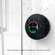 Load image into Gallery viewer, Mini Bluetooth Speaker Waterproof Bathroom Audio Wireless Shower Speakers RGB Light for Phone Soundbar Hand Free Car Loudspeaker
