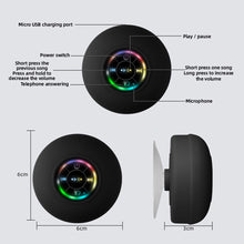 Load image into Gallery viewer, Mini Bluetooth Speaker Waterproof Bathroom Audio Wireless Shower Speakers RGB Light for Phone Soundbar Hand Free Car Loudspeaker

