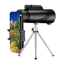Load image into Gallery viewer, Monocular Telescope Super Zoom Magnification Portable Eyepiece Day/Night Vision Camping Phone Clip HD Mobile Telescope
