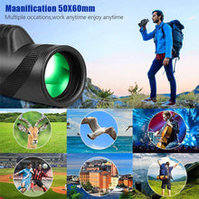 Load image into Gallery viewer, Monocular Telescope Super Zoom Magnification Portable Eyepiece Day/Night Vision Camping Phone Clip HD Mobile Telescope
