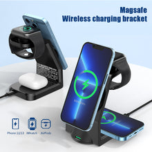Load image into Gallery viewer, Wireless Charging Three-in-one Fast Charging 15w Suitable For Watch Headphones Apple Mobile Phone Digital Magnetic Wireless Charger
