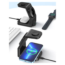 Load image into Gallery viewer, Wireless Charging Three-in-one Fast Charging 15w Suitable For Watch Headphones Apple Mobile Phone Digital Magnetic Wireless Charger
