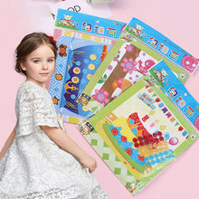 Load image into Gallery viewer, 1Set Children DIY Button Stickers Toys Handmade Button Painting Drawing Craft Kits Kids Early Educational Toy
