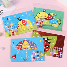 Load image into Gallery viewer, 1Set Children DIY Button Stickers Toys Handmade Button Painting Drawing Craft Kits Kids Early Educational Toy
