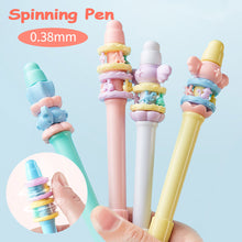 Load image into Gallery viewer, Creative Cute Spinning Pen Rotating 0.38mm Black Ink Pen Student Decompression Gift Toy Stress Pressure Releaser Pens spinning Stationery School Supplies

