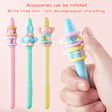 Load image into Gallery viewer, Creative Cute Spinning Pen Rotating 0.38mm Black Ink Pen Student Decompression Gift Toy Stress Pressure Releaser Pens spinning Stationery School Supplies
