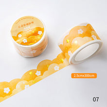 Load image into Gallery viewer, Cute Kawaii Cloud Theme Washi Tape Decorative Tapes For Arts Diy Crafts Journals Planners Scrapbooking Wrapping

