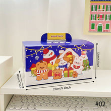 Load image into Gallery viewer, Creative Lovely Christmas Blind Box Lucky New Year Gift Box Students DIY Scrapbook Stickers Notebook Gel Pen Toy Set Surprise Gift Bag
