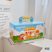 Load image into Gallery viewer, Creative Lovely Christmas Blind Box Lucky New Year Gift Box Students DIY Scrapbook Stickers Notebook Gel Pen Toy Set Surprise Gift Bag
