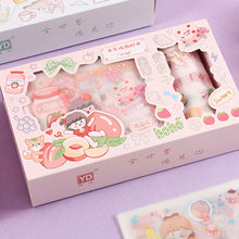 Load image into Gallery viewer, 4Rolls 12Pcs Cute Cartoon Washi Tape Scrapbooking Creative Japanese Kawaii Masking Journal Tape DIY Scrapbooking Diary Tape Sticker
