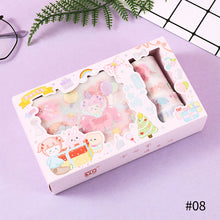 Load image into Gallery viewer, 4Rolls 12Pcs Cute Cartoon Washi Tape Scrapbooking Creative Japanese Kawaii Masking Journal Tape DIY Scrapbooking Diary Tape Sticker
