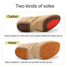 Load image into Gallery viewer, Girls Ballet Shoes Kids Dance Slippers Professional Cowhide Soft Sole Ballet Dance Girls Female Ballet Yoga Gym Dance Shoes
