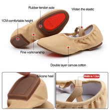 Load image into Gallery viewer, Girls Ballet Shoes Kids Dance Slippers Professional Cowhide Soft Sole Ballet Dance Girls Female Ballet Yoga Gym Dance Shoes
