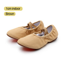 Load image into Gallery viewer, Girls Ballet Shoes Kids Dance Slippers Professional Cowhide Soft Sole Ballet Dance Girls Female Ballet Yoga Gym Dance Shoes
