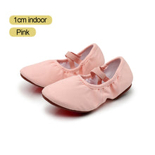 Load image into Gallery viewer, Girls Ballet Shoes Kids Dance Slippers Professional Cowhide Soft Sole Ballet Dance Girls Female Ballet Yoga Gym Dance Shoes
