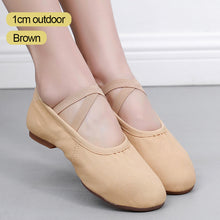 Load image into Gallery viewer, Girls Ballet Shoes Kids Dance Slippers Professional Cowhide Soft Sole Ballet Dance Girls Female Ballet Yoga Gym Dance Shoes
