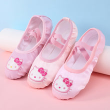 Load image into Gallery viewer, Girls Cartoon Ballet Shoes Kids Dance Slippers Professional Soft Sole Ballet Dance Girls Female Ballet Yoga Gym Dance Shoes
