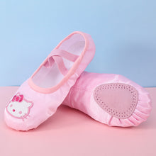 Load image into Gallery viewer, Girls Cartoon Ballet Shoes Kids Dance Slippers Professional Soft Sole Ballet Dance Girls Female Ballet Yoga Gym Dance Shoes
