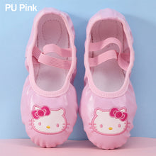 Load image into Gallery viewer, Girls Cartoon Ballet Shoes Kids Dance Slippers Professional Soft Sole Ballet Dance Girls Female Ballet Yoga Gym Dance Shoes
