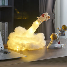 Load image into Gallery viewer, DIY Rocket Lamp LED Astronaut Night With USB Rechargeable Kids Home Decoration Night Light Creative Kids Gift

