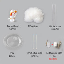Load image into Gallery viewer, DIY Rocket Lamp LED Astronaut Night With USB Rechargeable Kids Home Decoration Night Light Creative Kids Gift
