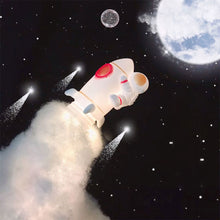 Load image into Gallery viewer, DIY Rocket Lamp LED Astronaut Night With USB Rechargeable Kids Home Decoration Night Light Creative Kids Gift
