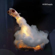 Load image into Gallery viewer, DIY Rocket Lamp LED Astronaut Night With USB Rechargeable Kids Home Decoration Night Light Creative Kids Gift
