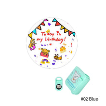 Load image into Gallery viewer, Ins Happy Birthday Photograph Background Projection Lamp Projector Photo Prop Creative Birthday Cake Cute Photograph Birthday Party Supplies
