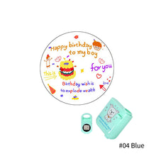 Load image into Gallery viewer, Ins Happy Birthday Photograph Background Projection Lamp Projector Photo Prop Creative Birthday Cake Cute Photograph Birthday Party Supplies
